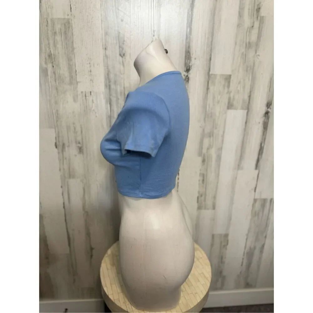 Blue crop top - Picture 2 of 6